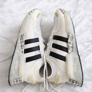 Adidas White and Black Running Shoes